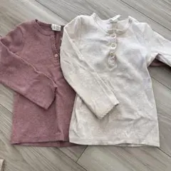 H&M 長袖Tシャツ 2枚セット