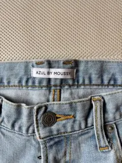 AZUL BY MOUSSY ストレートデニム ダメージ加工 31インチのサムネイル