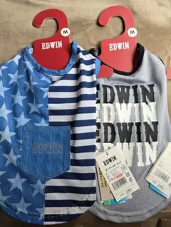 EDWIN 犬用タンクトップ 2枚セット Mサイズタグつきのサムネイル
