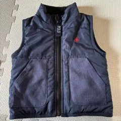 POLO Baby ネイビー ベスト 80のサムネイル