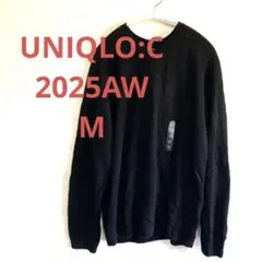 【新品】ユニクロ:C カシミヤリラックスVネックセータースカーフつき