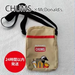 マクドナルド福袋 2023 CHUMS ミニショルダーバッグ ベージュ