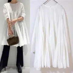 【タグ付き新品】ダイアゴナルチュニック ホワイト 再入荷　plage 2025年最新】diagonal tunic ブラウスの人気アイテム - メルカリ