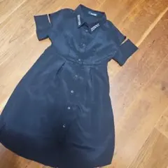 SISTER JENNI ブラック 半袖ミニワンピース140