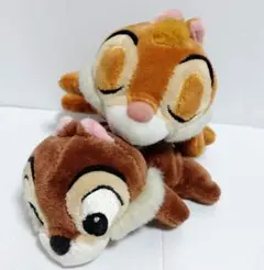 ディズニー チップ＆デール くたっとプチぬいぐるみ　アミューズメント　レア