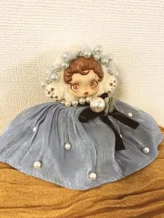 POPMART スカルパンダ 着せ替え服 3点セット パール ブルー系