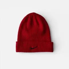 90s Nike Acrylic Beanie Red