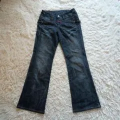 MARITHE+FRANCOIS GIRBAUD　フレア　ブーツカット　デニム