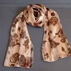 美品　薔薇　エレガント　ストール　スカーフ