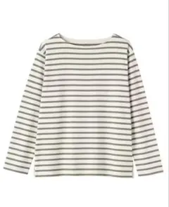 MUJI 長袖Tシャツ Mサイズ ストライプ