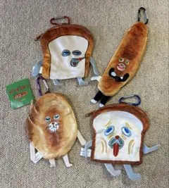 パンどろぼう　カラビナつき　パンポーチ　4種類セット