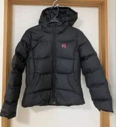 Reebok ブラック ダウンジャケット フード付き