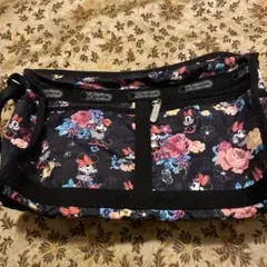 レスポートサック×ディズニー コラボ ミニーマウス 花柄 ショルダーバッグ