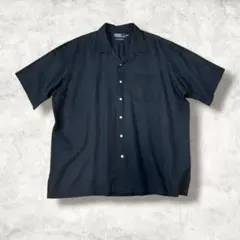 希少 ラルフローレン caldwell シルク M ブラック ポニー無し 黒