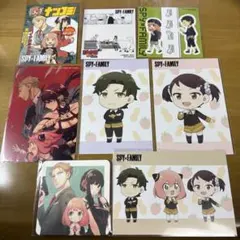 SPY×FAMILY ステッカー コースター ポストカード 8点セット