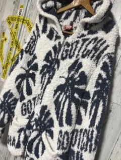 現行限定 GOTCHA ジップパーカー モコモコ ボア ルームウェア XL