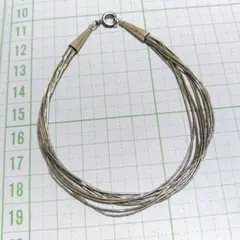 インディアンジュエリー 5連 51cm リキッドシルバー ネックレス - メルカリ