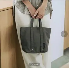 【DEAN&DELUCA完売】コットントートバッグ カーキS＜数量限定＞