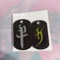 Acrylic DOUBLE Dog Tag Charm　氷室京介