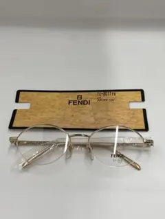 FENDI ハーフリムメガネ ケース付き FENDI ハーフリムメガネ ケース付き - メルカリ