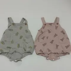 男女双子　ロンパース　アニマル