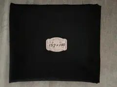 黒の生地 152x100 cm