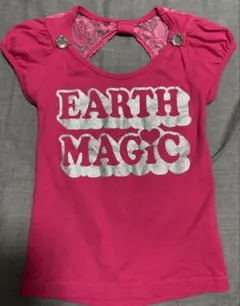 EARTH MAGIC ピンク Tシャツ