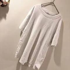 a.v.vバックロゴプリント Tシャツ Mサイズ 白のサムネイル