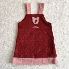 BABY PINK HOUSE フリース ジャンバースカート 120cm