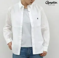 Gymphlex コットン ホワイトシャツ