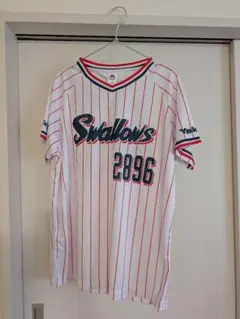 ヤクルトスワローズ　つば九郎　ユニホーム型Tシャツ　応援グッズ
