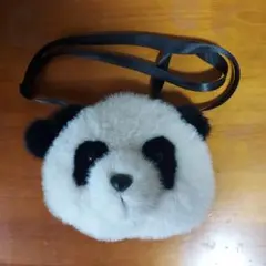 パンダ型ファーポシェット中国土産
