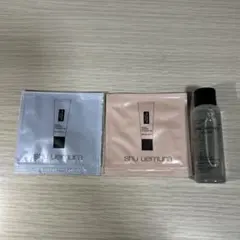 shuemura オイルクレンジング15ml、メイクアップベース2個