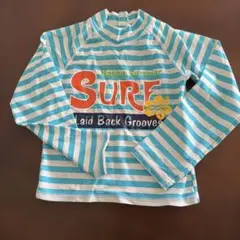 ラッシュガード　120㎝　ブルー系