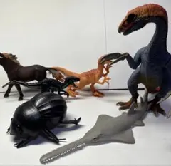 動物 恐竜 フィギュア まとめ売り　おもちゃ馬 ジュラシックワールド アニア