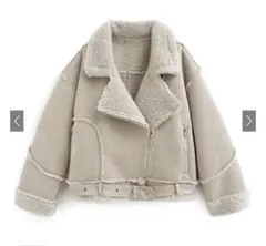 GRL ムートンボアライダースジャケット[gc288]