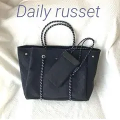 Daily russetモノグラム柄ネオプレーン トートバッグ. スマホポーチ