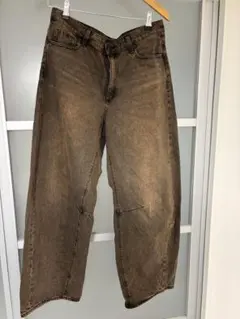 バレルレッグ デニム