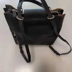 ROOTOTE 濃茶色　革製 リュックサック、トートバッグTwo Wayバッグ