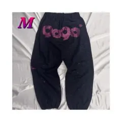 【9090girl】90 Logo Glitter Sweat Pants