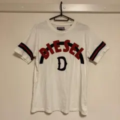 DIESEL カジュアルなロゴ Tシャツ Mサイズ ホワイト