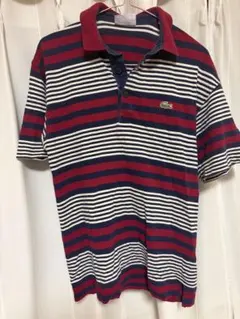 Lacoste ストライプ ポロシャツ