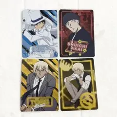 名探偵コナン ネオンコレクションカード 怪盗キッド 赤井秀一 安室透 セット