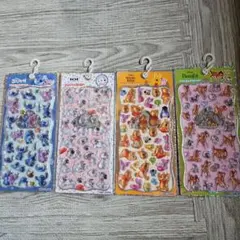 プチドロップステッカー 101 スティッチ プーさん バンビ 正規品