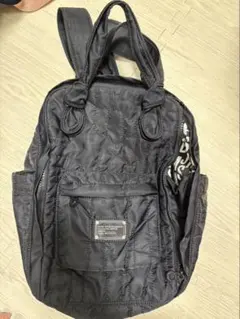 ブラックキルティングリュック　マークジェイコブス