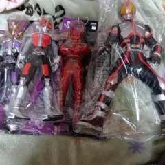 仮面ライダー　ビッグソフビ　電王　ファイズ