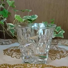 新品、未使用ボヘミアクリスタル・クリスタルマイグラスGLACIER ロックグラス