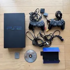 PS2 本体 SCPH-30000 コントローラー2個 ソフト1本付き