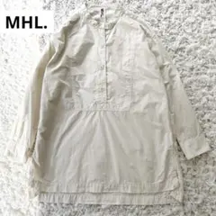 MHL マーガレットハウエル　 近年モデル　バンドカラー プルオーバーシャツ