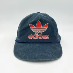 80s adidas トレフォイルロゴ キャップ デサント製 cityboy - メルカリ